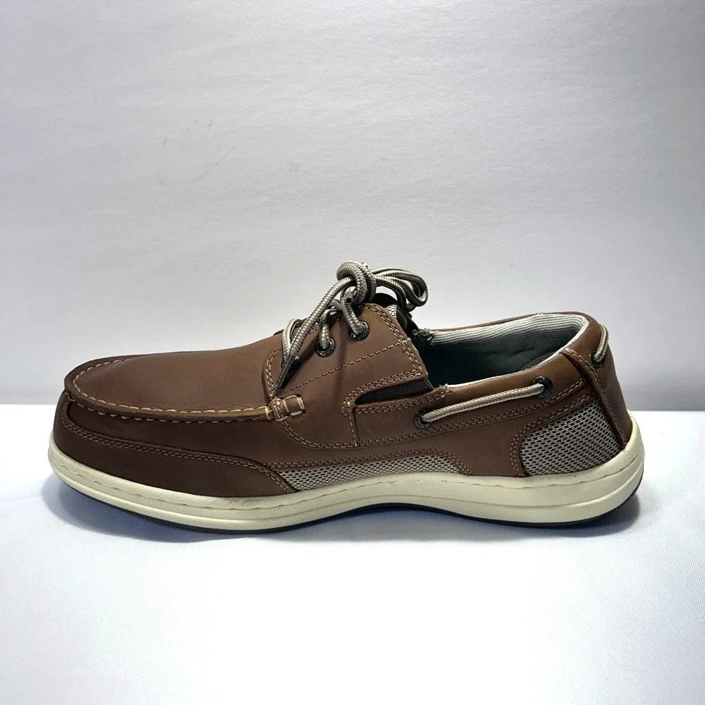 Dockers Beacon‎ Genuine Leather Men's Shoes Tan US  10.5W  Stain Defender